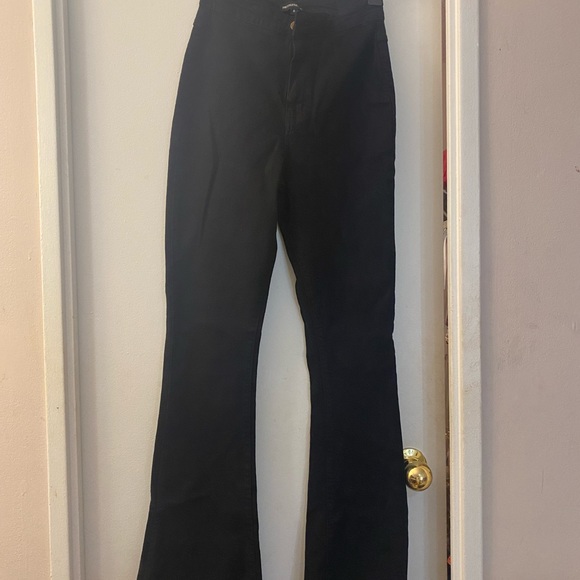 Shape Black Split Hem Flared Jeans - Picture 4 of 5